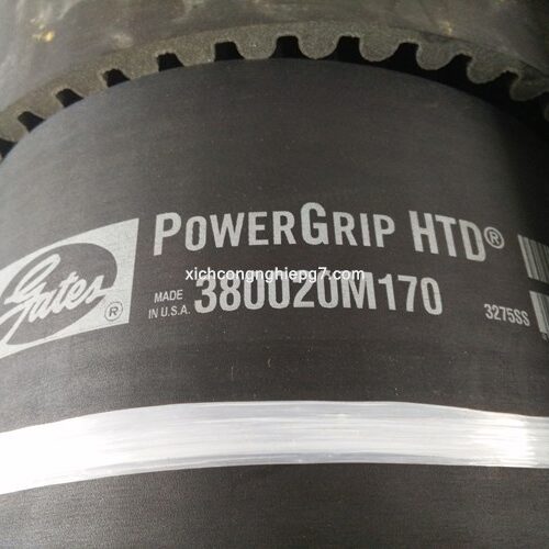 HTD POWER GRIP 20M 3800 170 Kauçuk Zaman Kayışı Eksiz